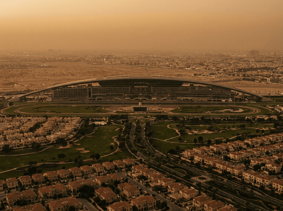 Meydan at dusk
